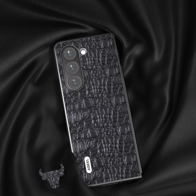 Kuori Samsung Galaxy Z Fold 5 Abeel Crocodile Skin Style