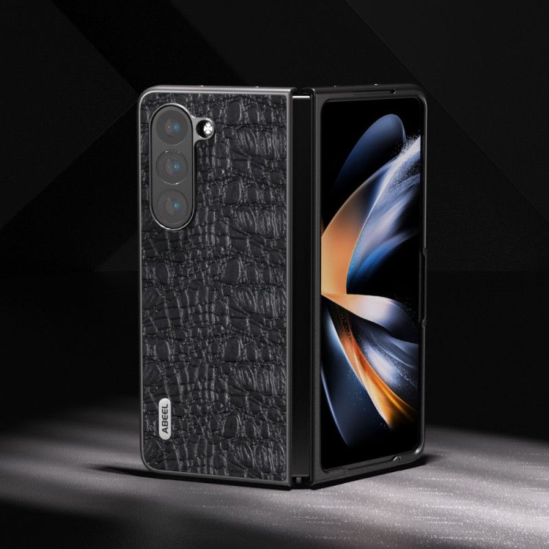 Kuori Samsung Galaxy Z Fold 5 Abeel Crocodile Skin Style