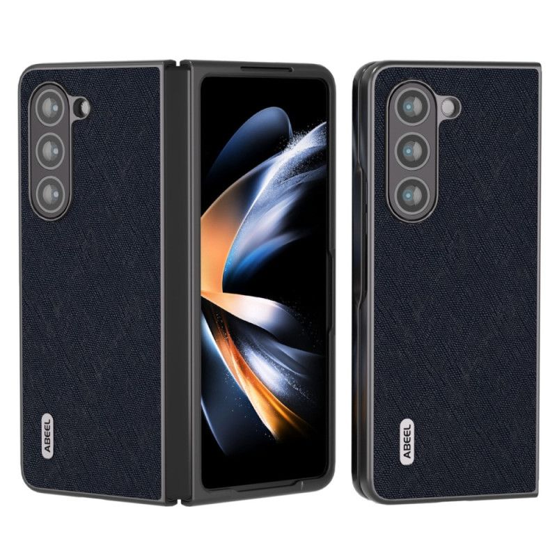 Kuori Samsung Galaxy Z Fold 5 Aitoa Abeel-kudottua Nahkaa