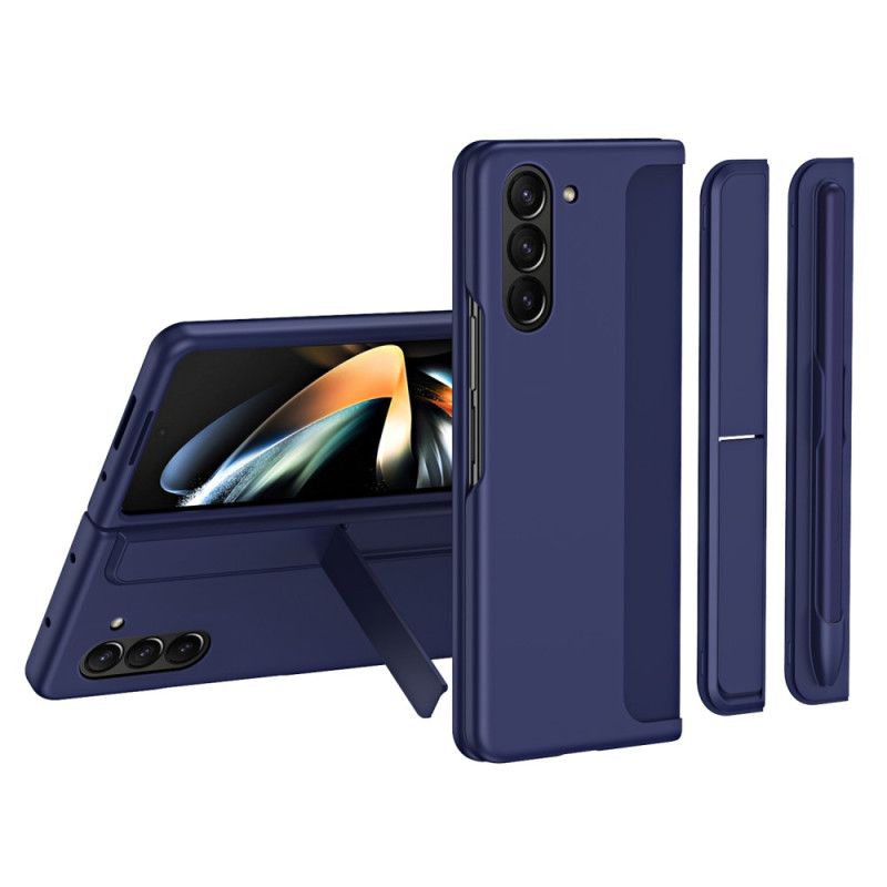 Kuori Samsung Galaxy Z Fold 5 Jalustalla Ja Kynän Pidikkeellä