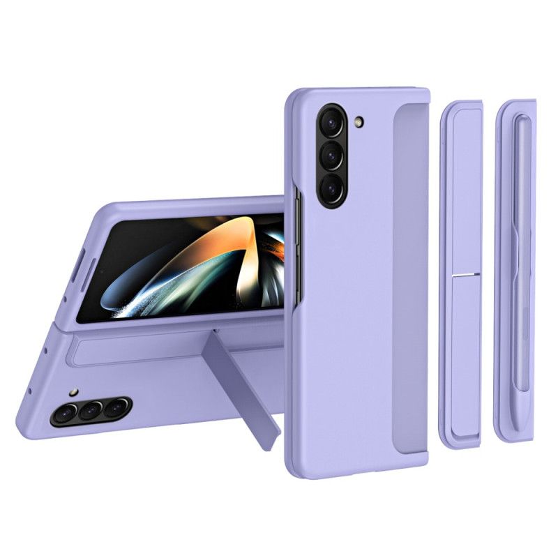 Kuori Samsung Galaxy Z Fold 5 Jalustalla Ja Kynän Pidikkeellä