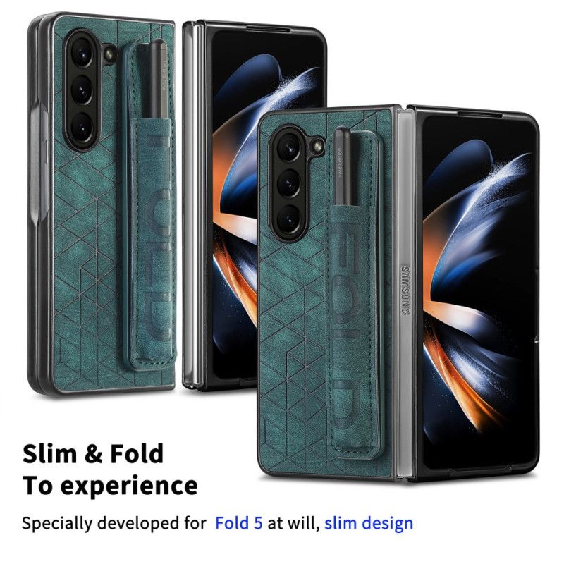 Kuori Samsung Galaxy Z Fold 5 Kynän Pidike Hihnalla