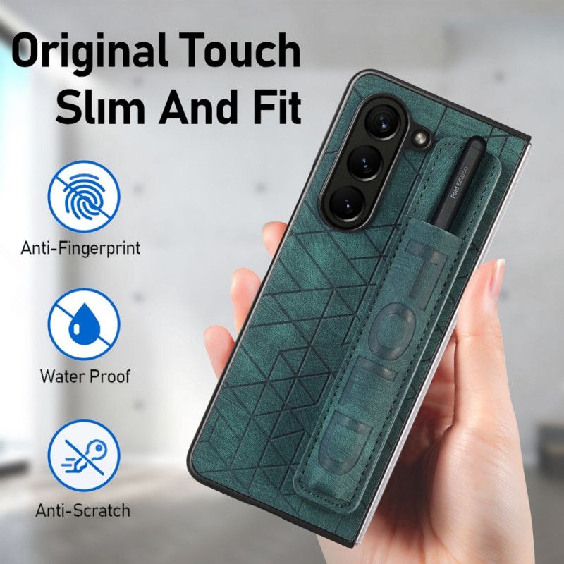 Kuori Samsung Galaxy Z Fold 5 Kynän Pidike Hihnalla