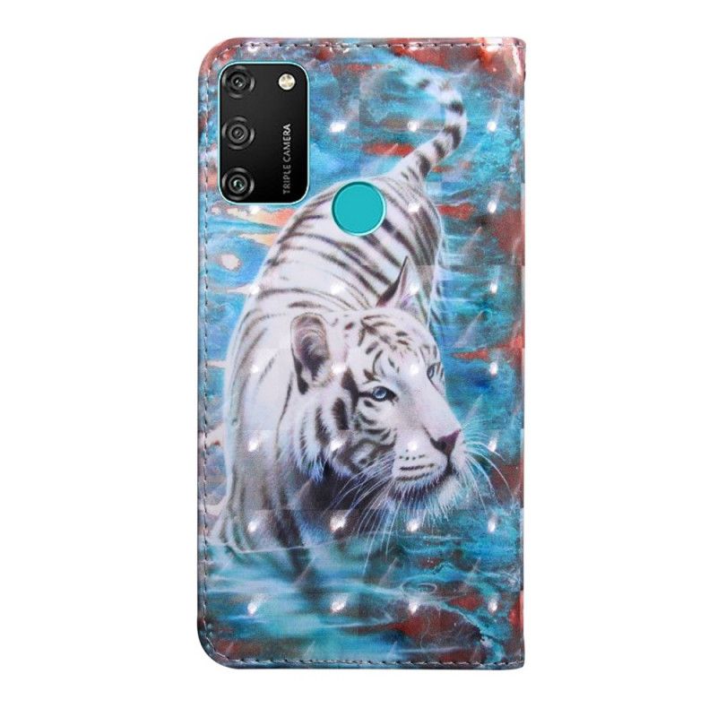 Flip Case Honor 9A Tiikeri Vedessä