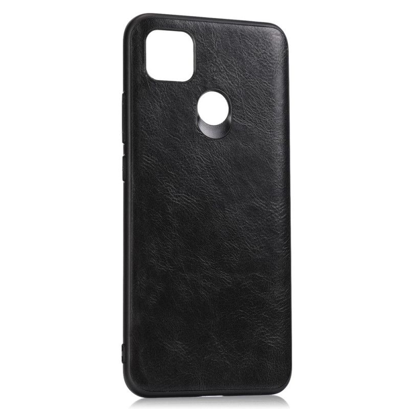 Case Kuoret Xiaomi Redmi 9C Harmaa Musta Puhelinkuoret Hienostunut Nahkaefekti