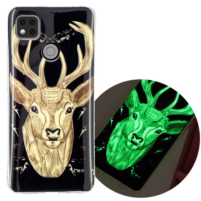 Case Kuoret Xiaomi Redmi 9C Puhelinkuoret Fluoresoiva Majesteettinen Peura