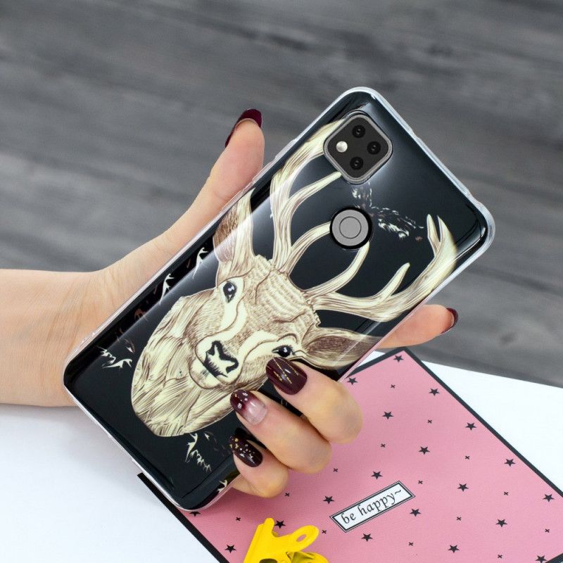 Case Kuoret Xiaomi Redmi 9C Puhelinkuoret Fluoresoiva Majesteettinen Peura