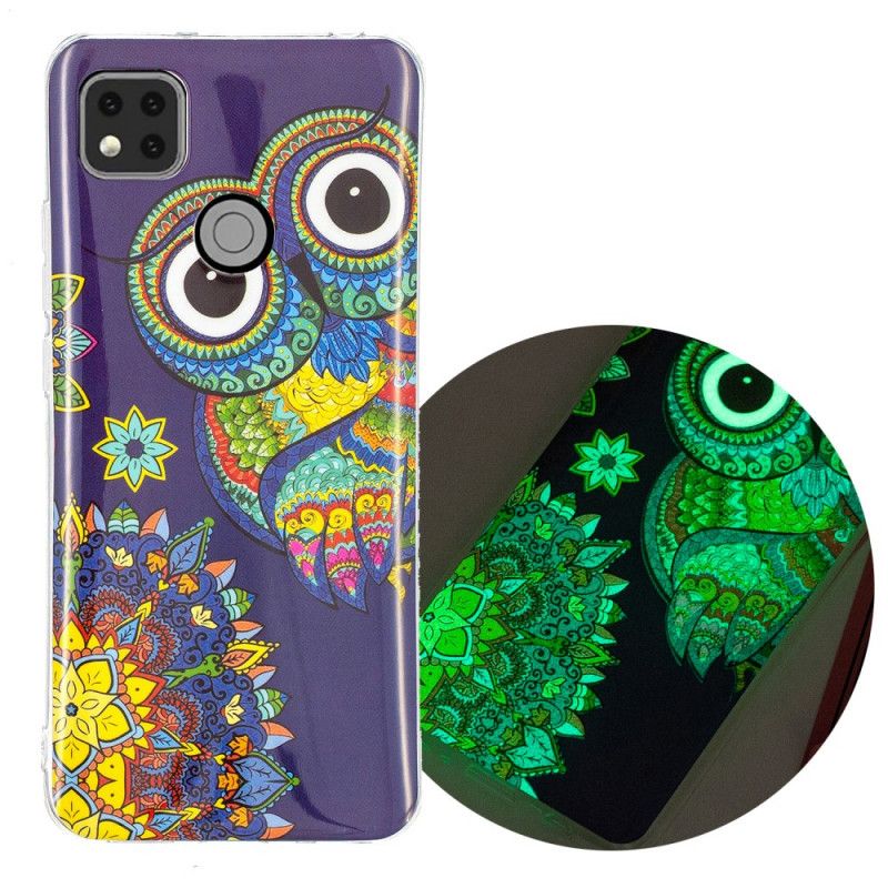 Case Kuoret Xiaomi Redmi 9C Puhelinkuoret Fluoresoiva Pöllö