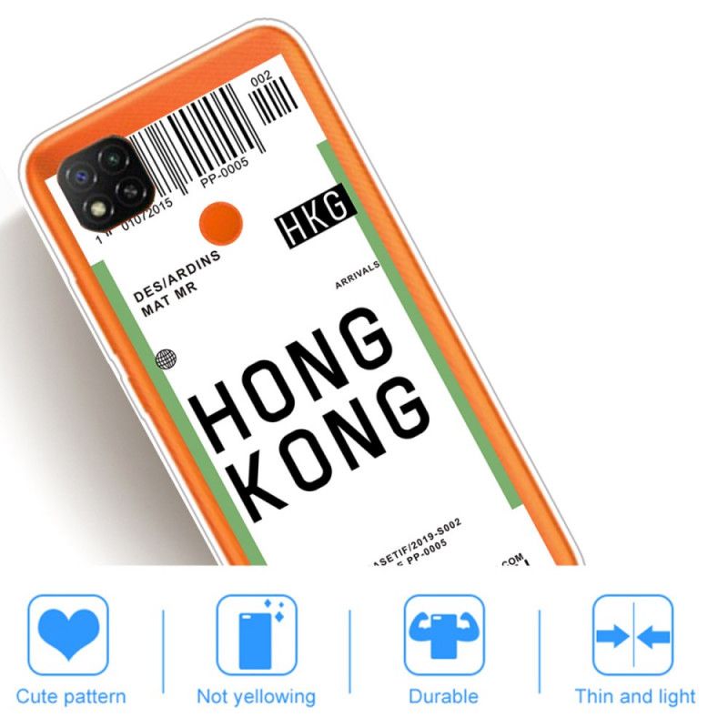 Case Kuoret Xiaomi Redmi 9C Puhelinkuoret Maihinnousukortti Hongkongiin