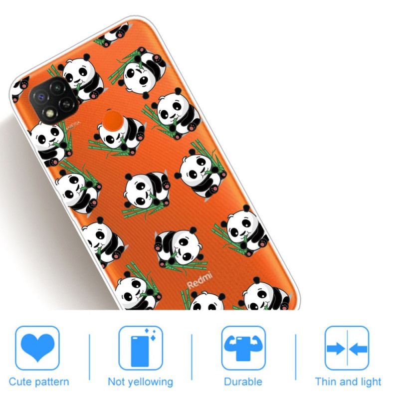 Case Kuoret Xiaomi Redmi 9C Puhelinkuoret Pienet Pandat