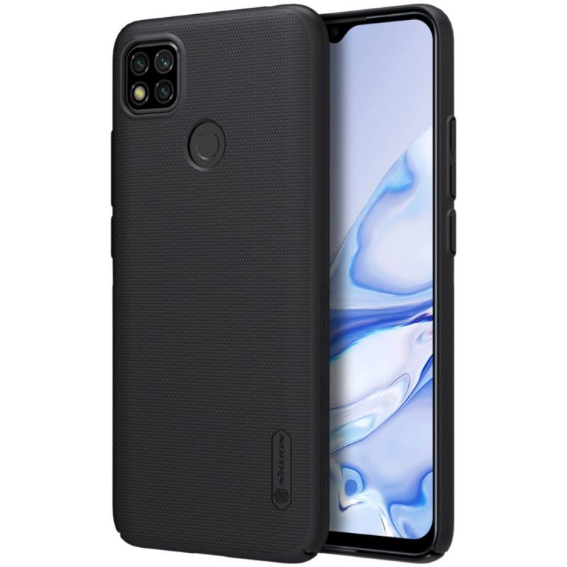 Case Kuoret Xiaomi Redmi 9C Valkoinen Musta Puhelinkuoret Jäykkä Himmeä Nillkin