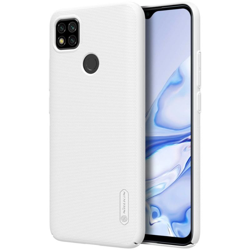 Case Kuoret Xiaomi Redmi 9C Valkoinen Musta Puhelinkuoret Jäykkä Himmeä Nillkin