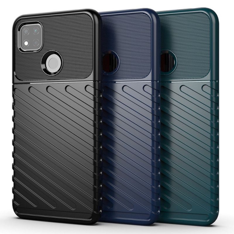 Case Kuoret Xiaomi Redmi 9C Vihreä Musta Puhelinkuoret Ukkosarja