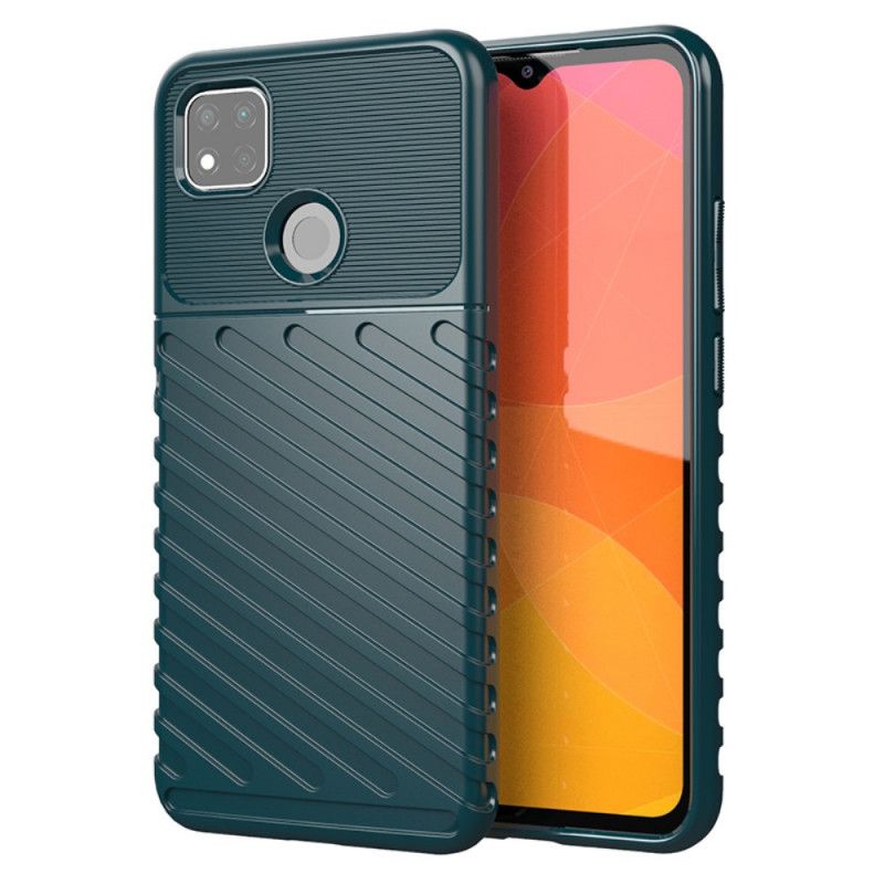 Case Kuoret Xiaomi Redmi 9C Vihreä Musta Puhelinkuoret Ukkosarja