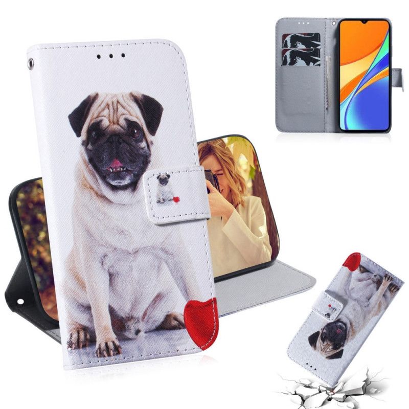 Flip Case Xiaomi Redmi 9C Mopsi Koira