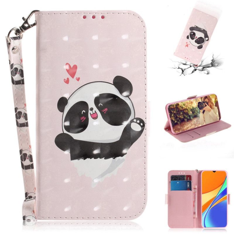 Flip Case Xiaomi Redmi 9C Pandan Rakkaus Stringeihin