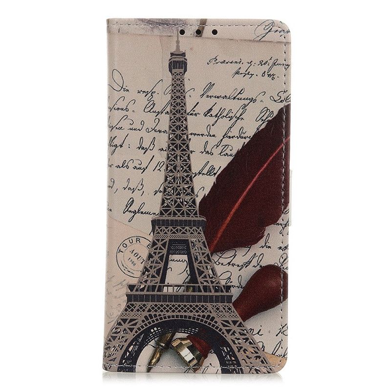 Flip Case Xiaomi Redmi 9C Runoilijan Eiffel-Torni