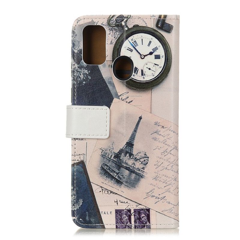 Flip Case Xiaomi Redmi 9C Runoilijan Eiffel-Torni