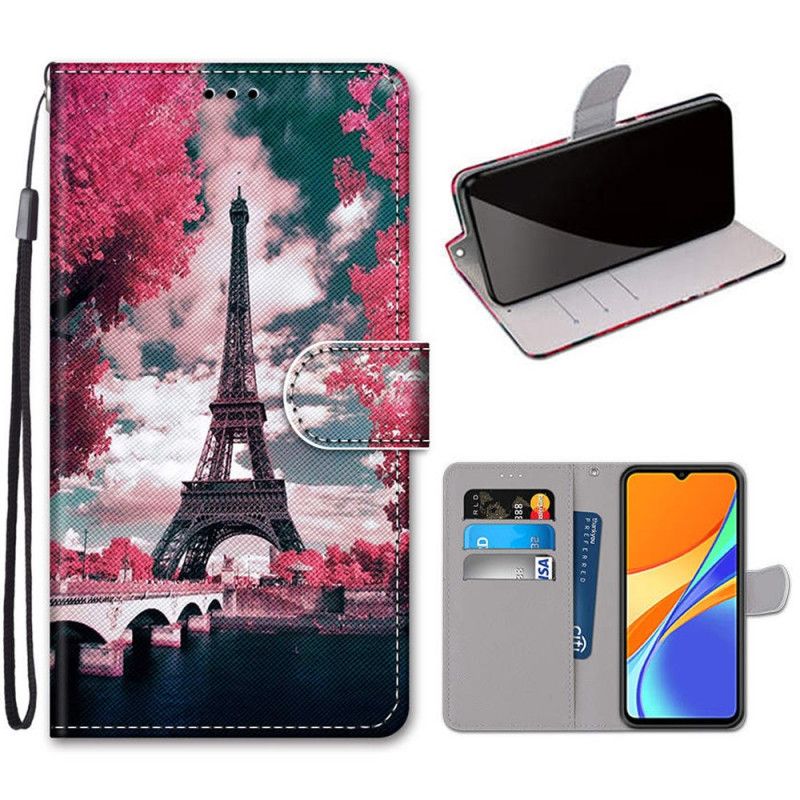 Kotelot Xiaomi Redmi 9C Eiffel-Torni Kesällä