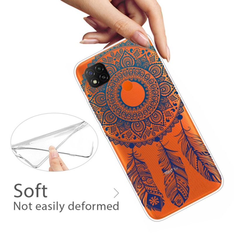 Kuori Xiaomi Redmi 9C Ainutlaatuinen Kukka Mandala