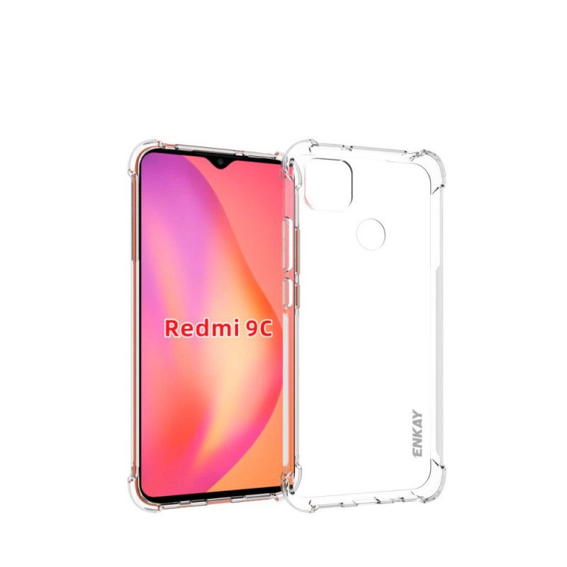 Kuori Xiaomi Redmi 9C Enkay-Kuori Ja Karkaistu Lasi -Yhdistelmä