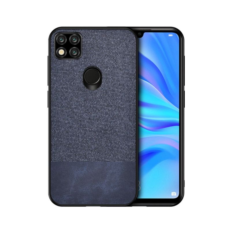 Kuori Xiaomi Redmi 9C Harmaa Musta Tekonahkainen Purutekstiili