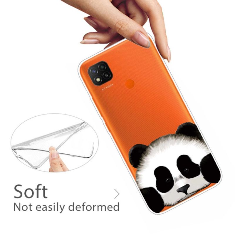 Kuori Xiaomi Redmi 9C Läpinäkyvä Panda