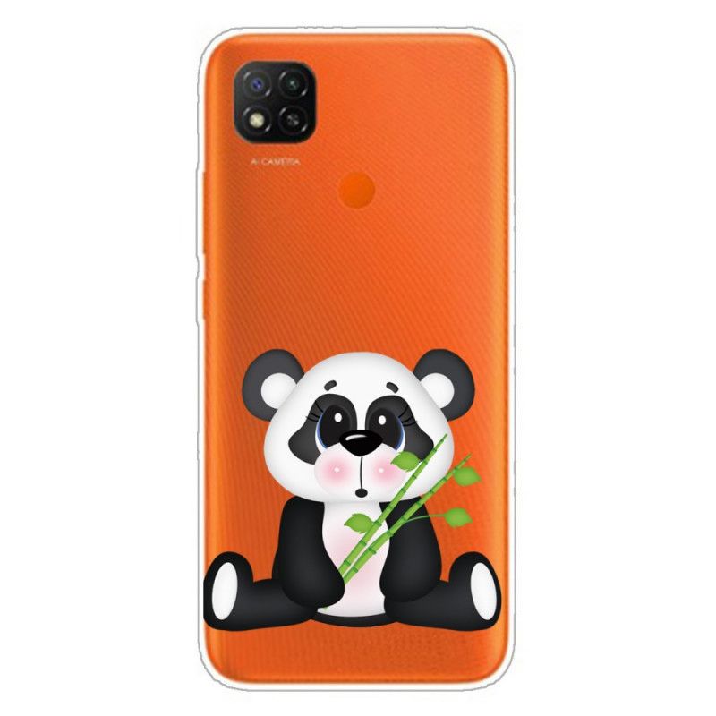 Kuori Xiaomi Redmi 9C Läpinäkyvä Surullinen Panda