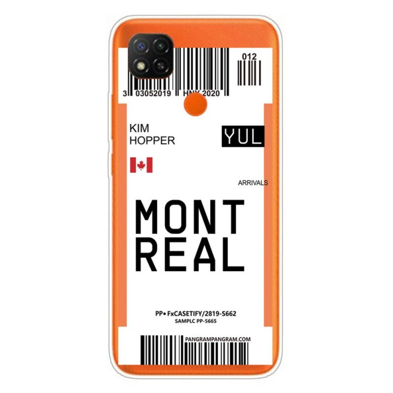 Kuori Xiaomi Redmi 9C Maihinnousukortti Montrealiin