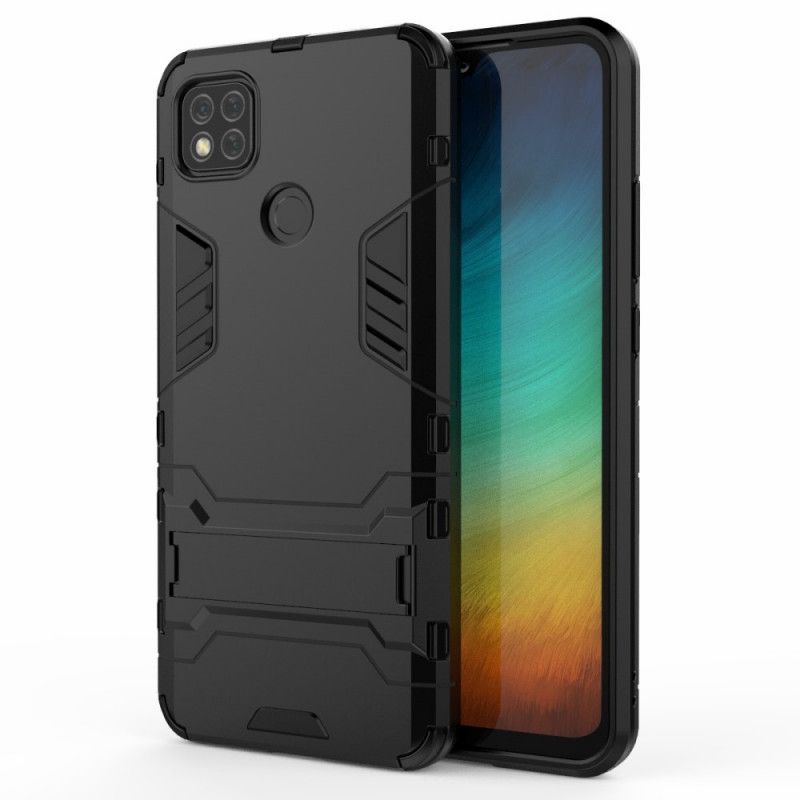 Kuori Xiaomi Redmi 9C Punainen Musta Erittäin Kestävä Kieli