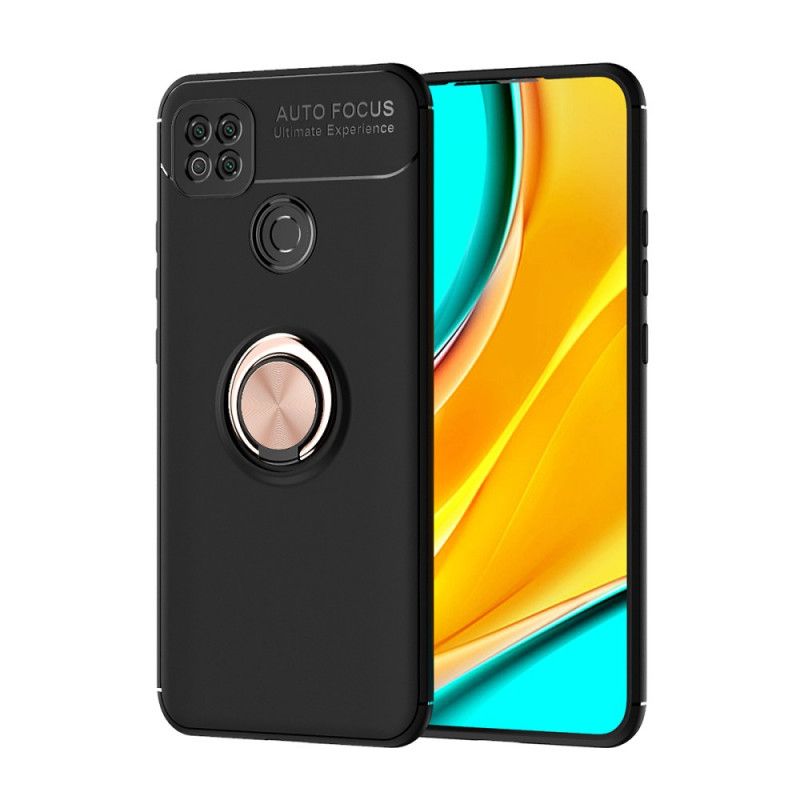 Kuori Xiaomi Redmi 9C Punainen Musta Pyörivä Rengas