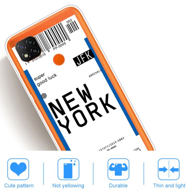 Kuori Xiaomi Redmi 9C Tummansininen Musta Siirtää New Yorkiin Suojakuori