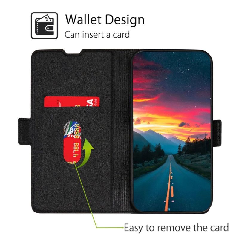 Kotelot Realme 12 Pro / 12 Pro Plus Sivulla Oleva Magneettilukko Suojakuori