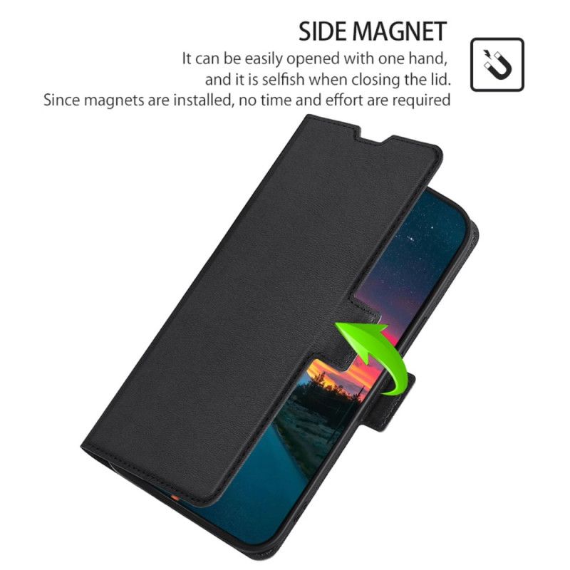 Kotelot Realme 12 Pro / 12 Pro Plus Sivulla Oleva Magneettilukko Suojakuori