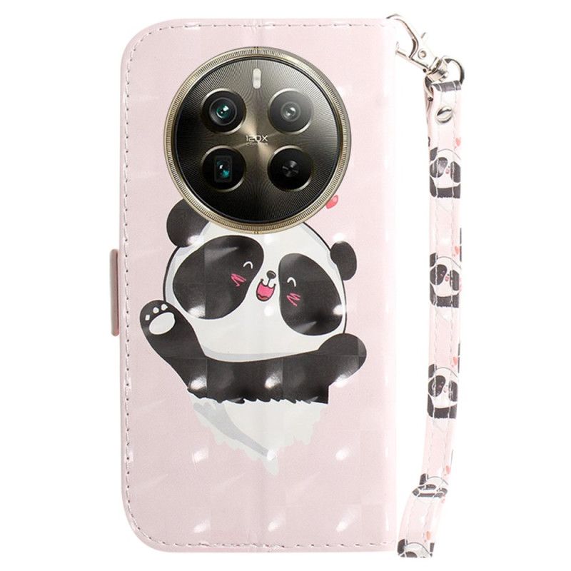 Kuoret Realme 12 Pro / 12 Pro Plus Panda Love Hihnalla