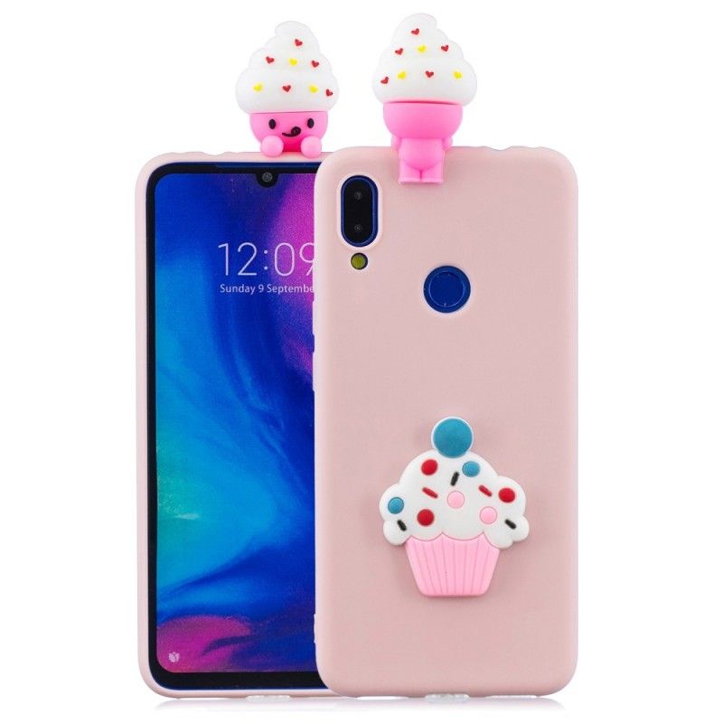 Case Kuoret Xiaomi Redmi Note 7 Puhelinkuoret 3D-Kuppikakku