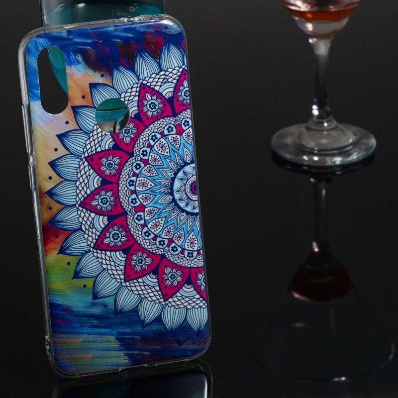 Case Kuoret Xiaomi Redmi Note 7 Puhelinkuoret Fluoresoiva Värillinen Mandala