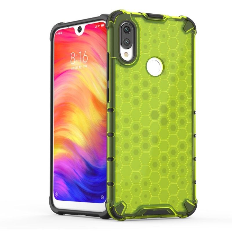 Kuori Xiaomi Redmi Note 7 Harmaa Valkoinen Hunajakennotyyli