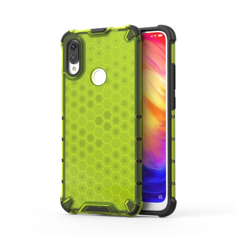 Kuori Xiaomi Redmi Note 7 Harmaa Valkoinen Hunajakennotyyli