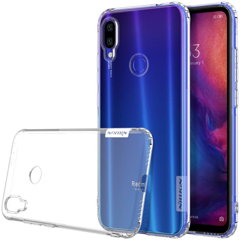 Kuori Xiaomi Redmi Note 7 Läpinäkyvä Harmaa Läpinäkyvä Nillkin