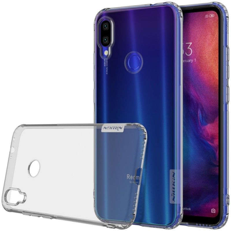 Kuori Xiaomi Redmi Note 7 Läpinäkyvä Harmaa Läpinäkyvä Nillkin