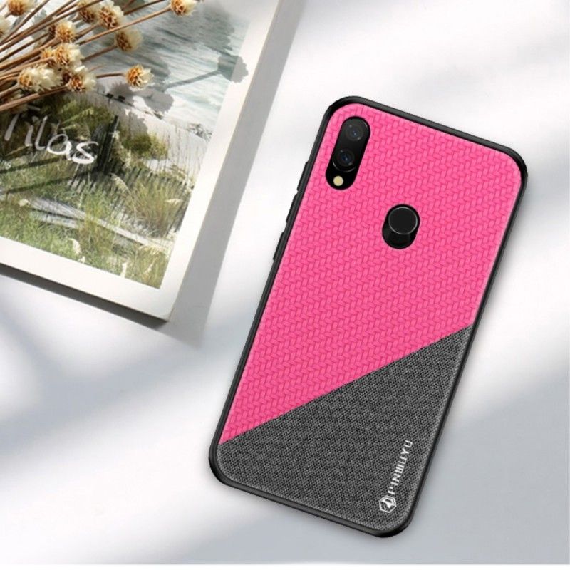 Kuori Xiaomi Redmi Note 7 Magenta Musta Mofi Kunnia -Sarja Suojakuori