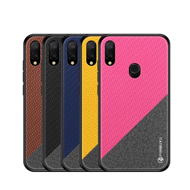 Kuori Xiaomi Redmi Note 7 Magenta Musta Mofi Kunnia -Sarja Suojakuori