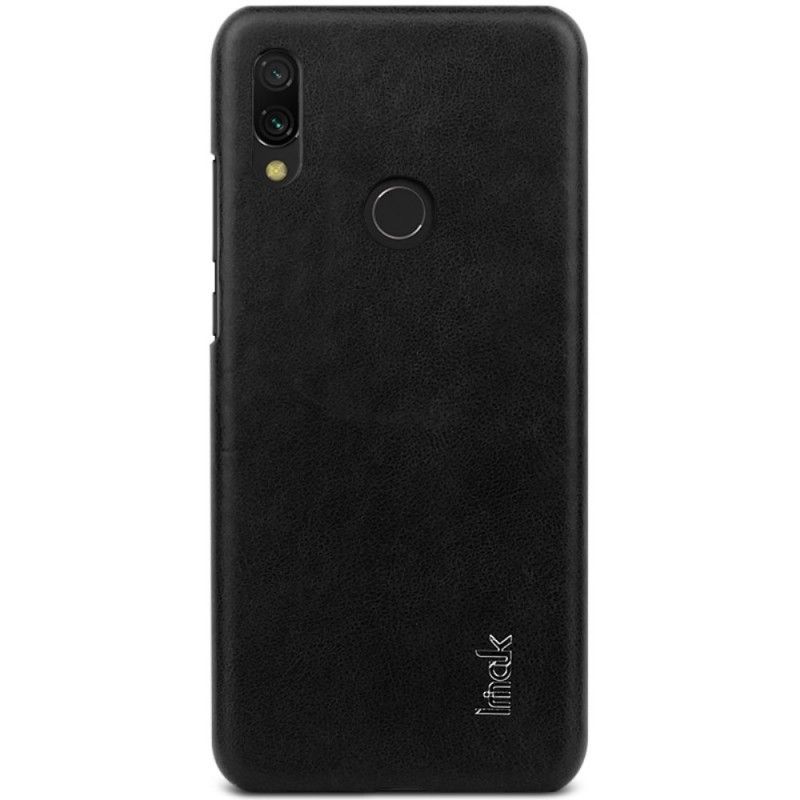 Kuori Xiaomi Redmi Note 7 Musta Imak Ruiyi -Sarjan Nahkaefekti