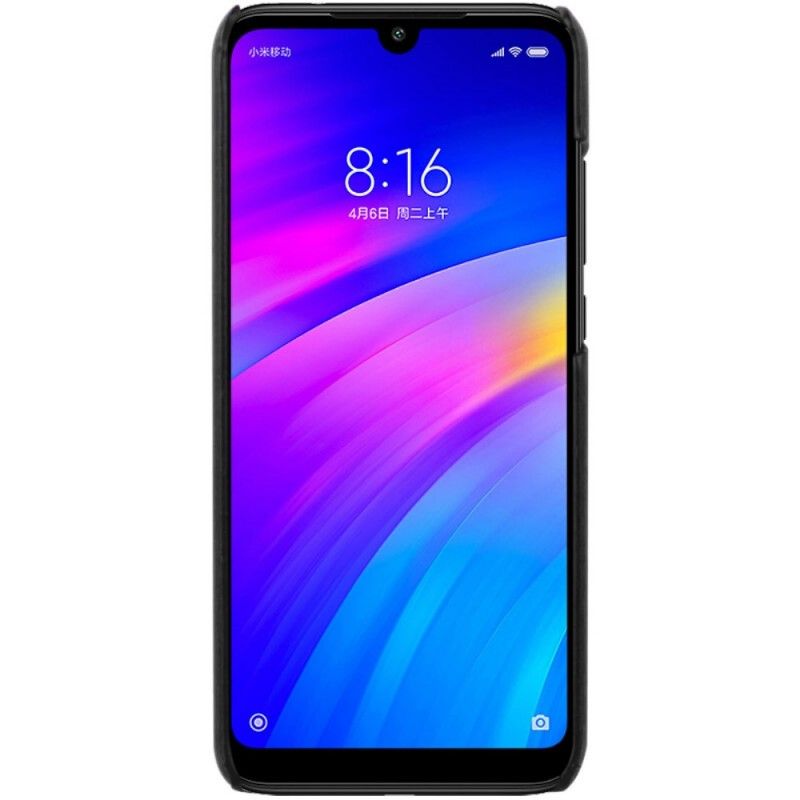 Kuori Xiaomi Redmi Note 7 Musta Imak Ruiyi -Sarjan Nahkaefekti