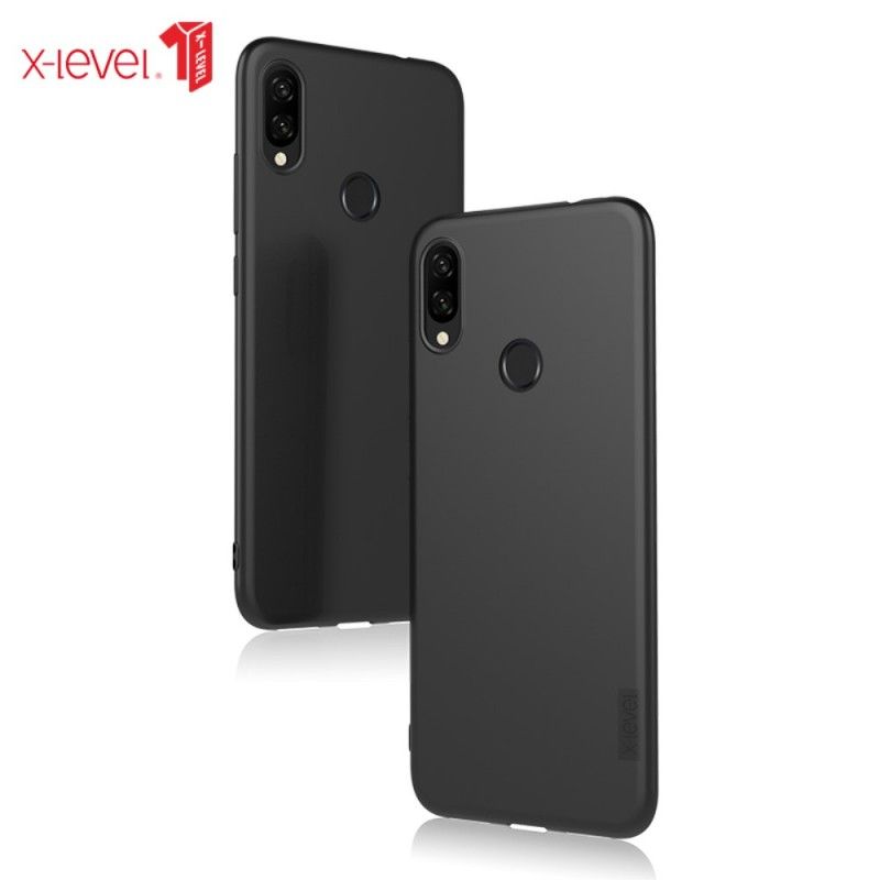 Kuori Xiaomi Redmi Note 7 Musta X-Tason Erittäin Hieno Pakkas Suojakuori