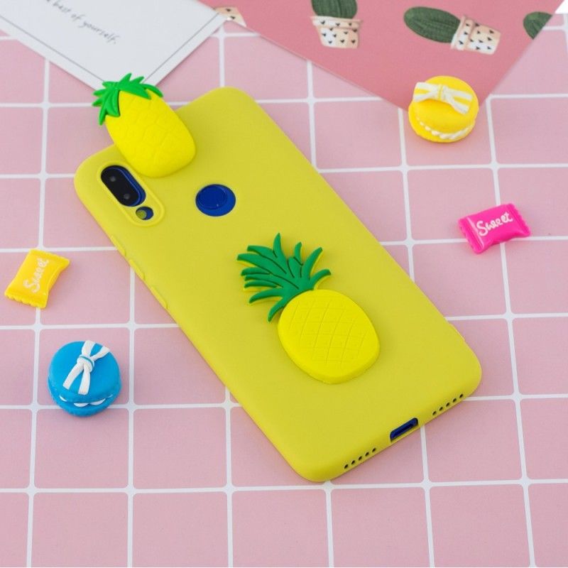 Kuori Xiaomi Redmi Note 7 Puhelinkuoret 3D Ananas