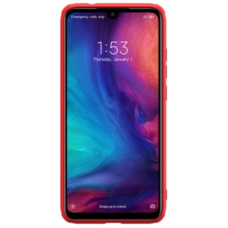 Kuori Xiaomi Redmi Note 7 Punainen Joustava Nillkin Suojakuori