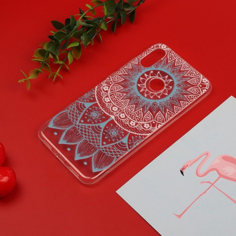 Kuori Xiaomi Redmi Note 7 Ruusu Läpinäkyvä Värikäs Mandala