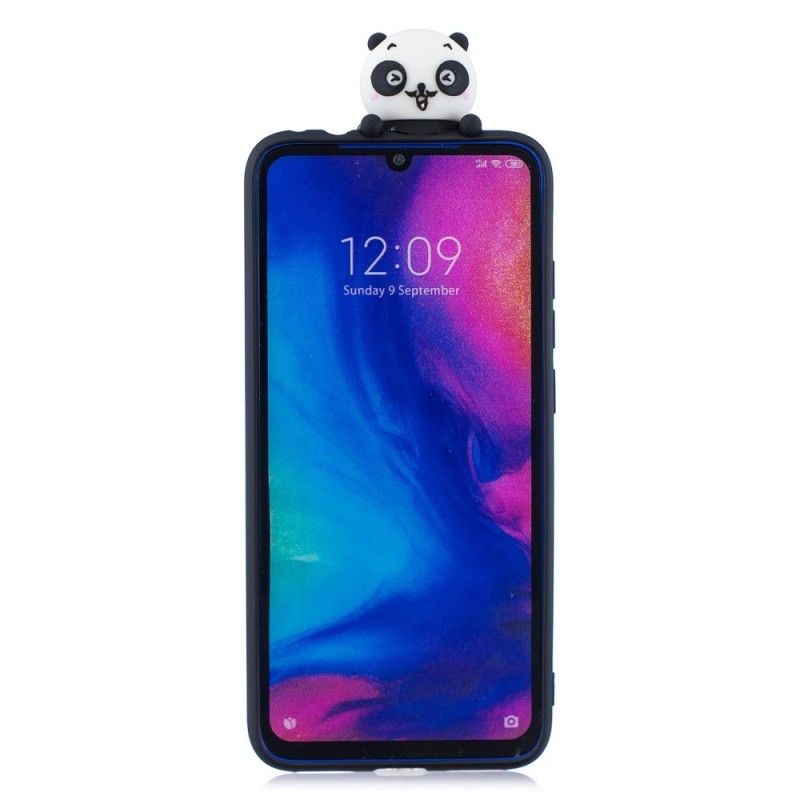 Kuori Xiaomi Redmi Note 7 Valkoinen Musta 3D Minun Panda Suojakuori